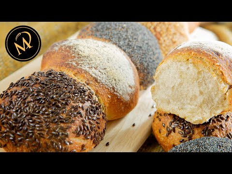 No knead Grill-Brötchen - Brötchen ganz einfach ohne kneten!