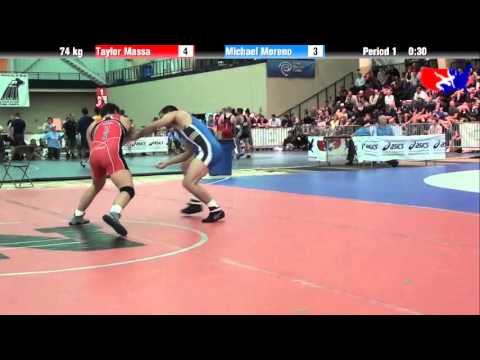Taylor Massa vs. Michael Moreno at 2013 ASICS University Nationals - FS