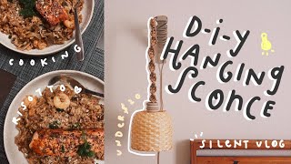 Ikea shopping, making risotto & diy-ing bedside lamps