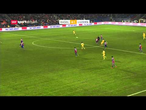 Saison 2013/14: 18. Runde - FC Basel vs FC Luzern 1:1 (0:1)