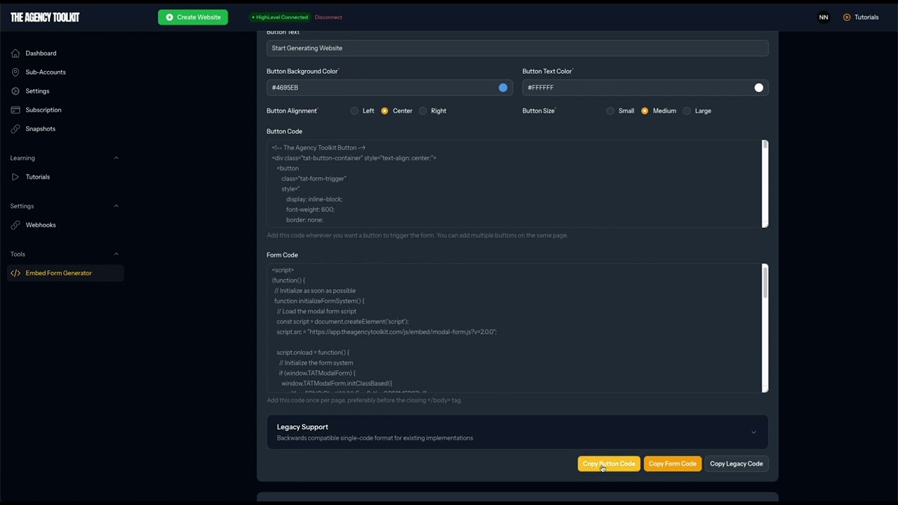Embedding A Form - Updated