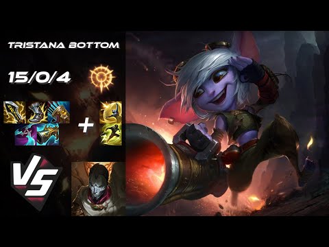 BOTTOM Tristana vs Jhin - NA Grandmaster Patch 25.S1.8