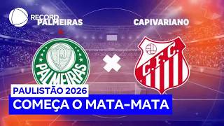 Palmeiras enfrenta o Capivariano pelo mata-mata do Paulistão neste sábado (21)