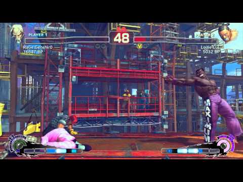 SSF4 Ranked Europe: RaGe Genshir0 (Gen) VS Louie LLL (Dee Jay)