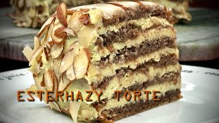 Esterhazy Torte (Hungarian Cake - Vegan, Gluten Free)