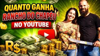 QUANTO GANHA O CANAL RANCHO DO CHAPEU ? | GANHOS REAIS 2026