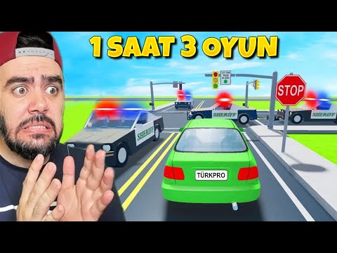TÜRKPRO 1 SAATE 3 OYUN OYNUYORI! DÜNYANIN EN ZORU HEPSI - GTA 5 MODS
