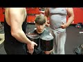 16 YEAR OLD dumbbell presses 145lbs *INSANE*