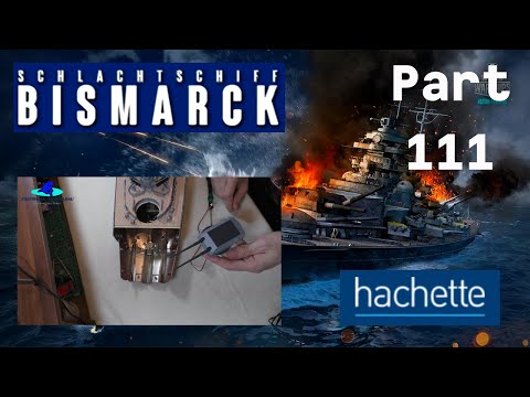Hachette Schlachtschiff Bismarck (Metall) Part 111 - Rumpfteil und die Haube für Turm Cäsar!