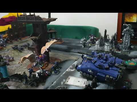 Ultramarines versus tyranids 2500pts using Falchion tank