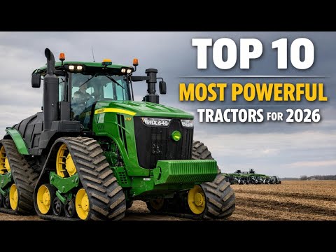 🔥 Top 10 World’s Most Powerful Tractors for 2026