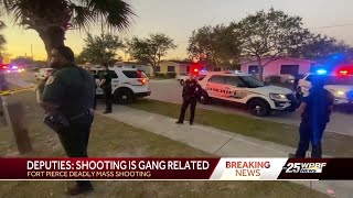 Fort Pierce mass shooting gang-related