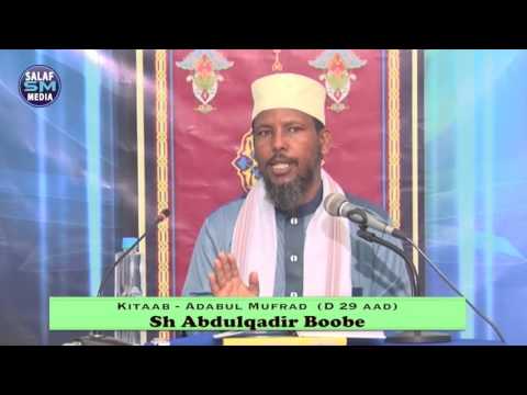 Adabul Mufrad || D 29 aad || Sh Abdulqadir Boobe