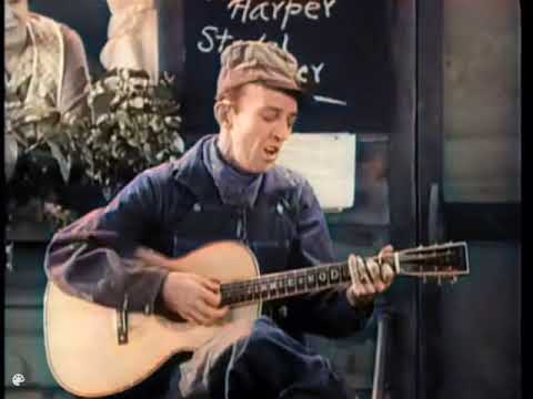 Jimmie Rodgers Live 1929 - Colorized by AI (Waiting for a Train, Daddy and Home, Blue Yodel)