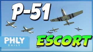P-51 ESCORT Mission | Protect the B-17 BOMBERS (War Thunder)