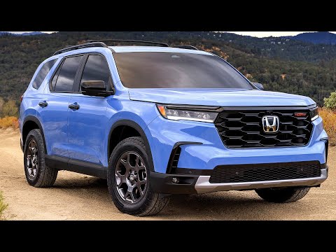 Thumbnail for New 2023 Honda Pilot - Three-row Mid-Size Crossover SUV Off road Drive by Mid-size crossover