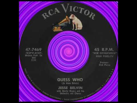 GUESS WHO, Jesse Belvin, (RCA #7469) 1959