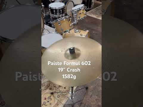 Paiste Formula 602 19” Crash Cymbal - Pre serial - 1582g - VG Condition image 7
