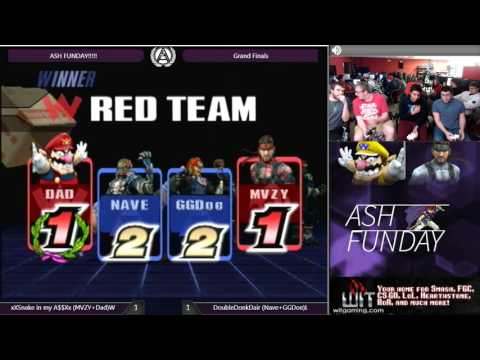 Mvzy + Dad (Wario/Snake) vs Nave + GGDoe (Ganon + ZSS) - ASH Funday PM Dubs Grand Finals