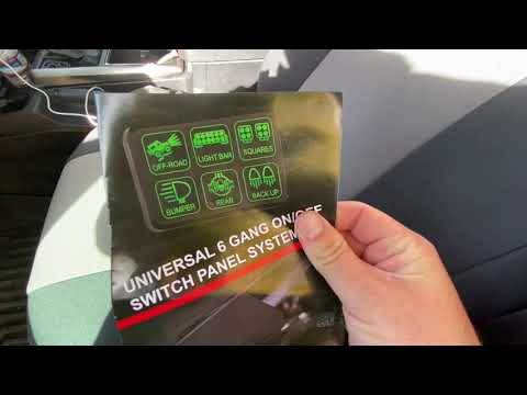 Cheap easy switch pod install for your 4x4! Toyota Switch panel install
