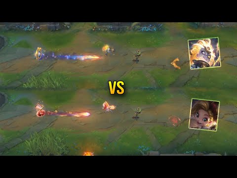 Prestige Eternal Aspect Zoe vs Prestige Arcanist Zoe - Skin Comparison - League of Legends
