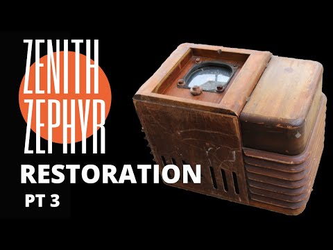 Zenith Zephyr Chairside 1936 Radio Restoration Part 3