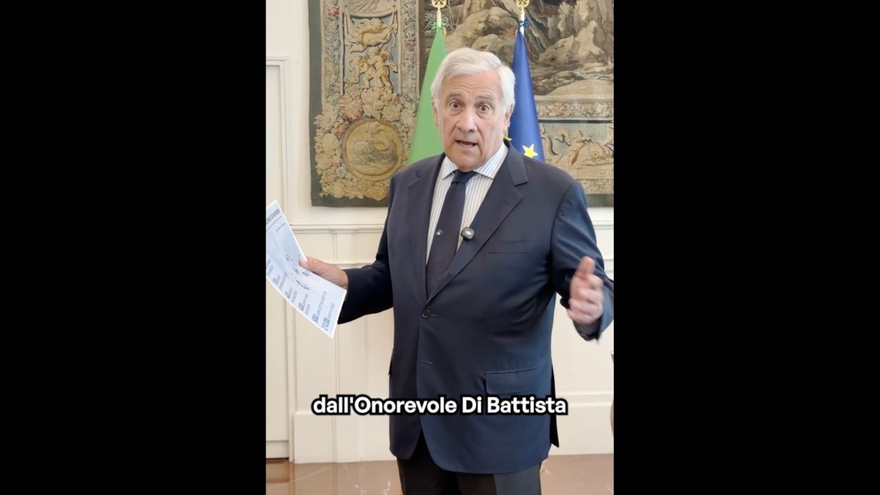 TAJANI: «NESSUNA CORSIA PREFERENZIALE PER DI BATTISTA: ASSISTITO COME TUTTI GLI ALTRI ITALIANI»