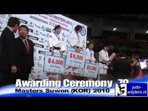 Judo 2010 Suwon: Medal Ceremony [-70kg].