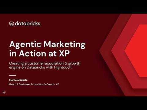 Watch: AI Decisioning for Customer Activation: How XP Drove 72% Lift with Databricks