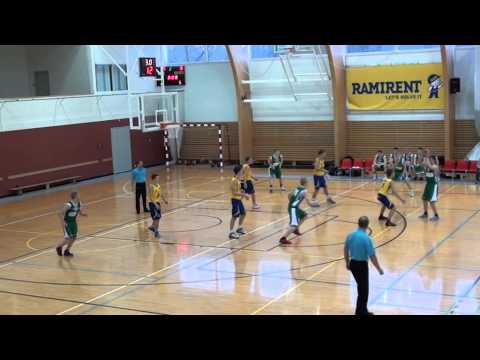 EYBL U17, KK HITO/Jõhvi U18 - Espoo Tapiolan Honka, II veerandaeg, 17.01.2015, Jõhvi