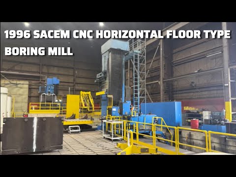 1996 SACEM Racem 602 Horizontal Floor Type Boring Mills | CNC Pro Equipment (1)