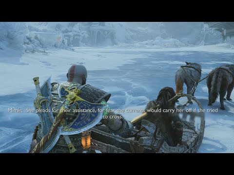 Kratos Finally Laughs On Mimir's Story - God Of War: Ragnarök