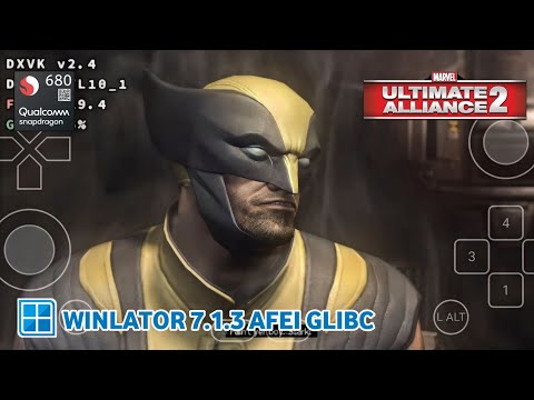 Winlator Glibc (Afei) | MARVEL ULTIMATE ALLIANCE 2 | Snapdragon 680
