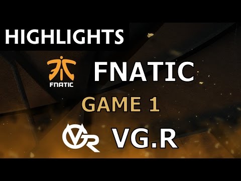Fnatic vs Vici Gaming Reborn [Game 1] The Manila Major 2016 - Dota Highlights