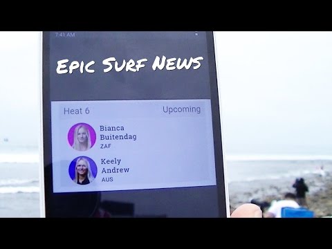 Keely Andrew and Bianca Buitendag Surfing Trestles in 2016