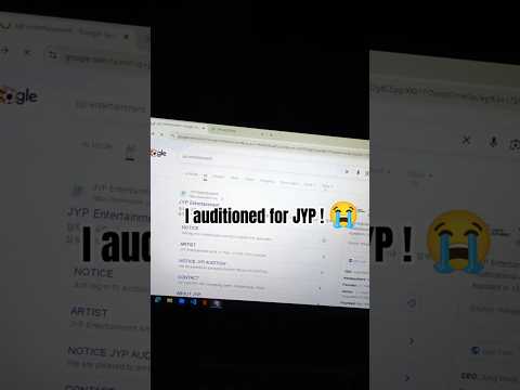 I auditioned for JYP just for fun ☠️#shorts #kpop