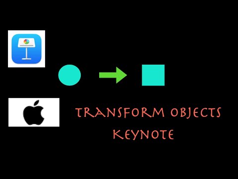 Shape Transitions in Mac Keynote: Transform Objects Seamlessly