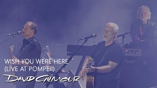 Video thumbnail of "David Gilmour - Wish You Were Here (Live At Pompeii)"