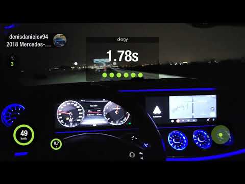 Mercedes E400 coupe c238 stage 1 0 - 100 acceleration