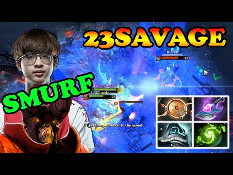 23SAVAGE SMURF PRACTICING DOOM MID REFRESHER ARCANE BLINK SUPER LOW CD BUILD | DOTA2ORBS