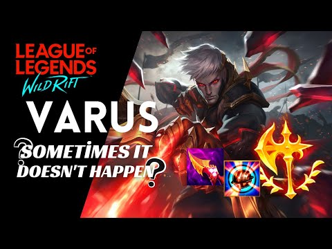 NO TITLE | (AP) VARUS BOT LANE  GAMEPLAY | WILD RIFT  SEASON 8 | BUILD & RUNES