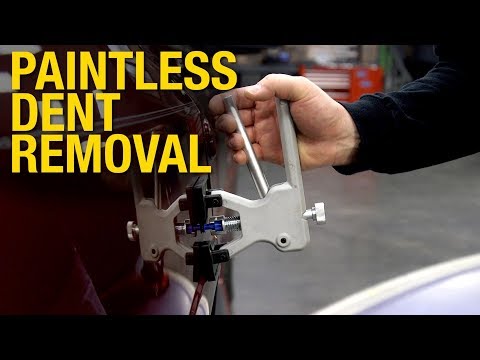 How to repair a dent with the Paintless Dent Removal...