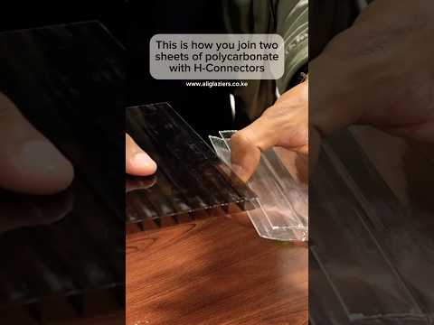 Polycarbonate sheet & connectors…