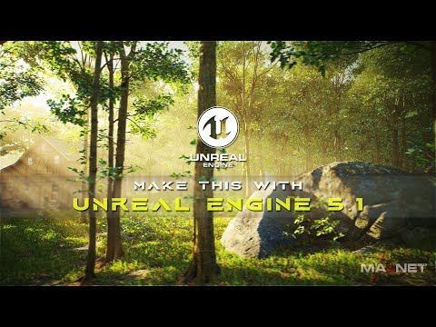 Unreal Engine 5.1 Beginner Tutorial II Realistic forest