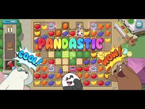 We Bare Bears Match3 Repairs Level 1008 - No Boosters