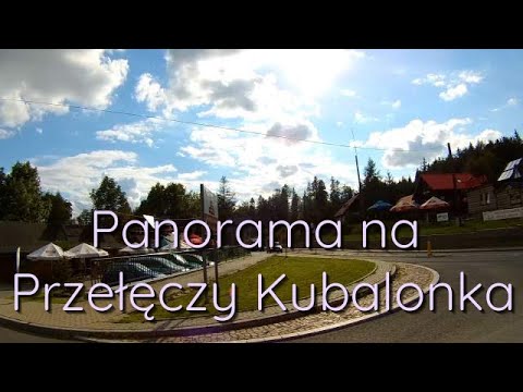 Panorama na Przełęczy Kubalonka