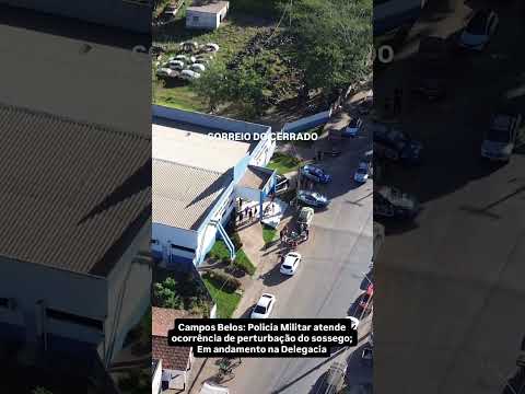Campos Belos: Policia Militar atende ocorrência de perturbação do sossego; Em andamento na Delegacia
