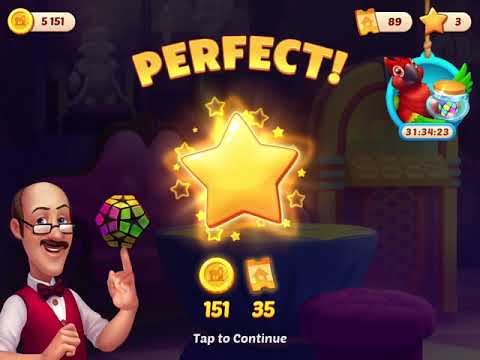 Homescapes Level 3884 With No Boosters - Super Hard Level - Bonus Scene With Austin