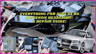 How to Fix Audi A4 B8 Xenon DRL Led Headlights? DIY Repair Guide: Ballast, Module, Bulb Replacement
