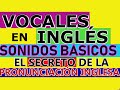 PRONUNCIACIÓN DE LAS VOCALES EN INGLÉS